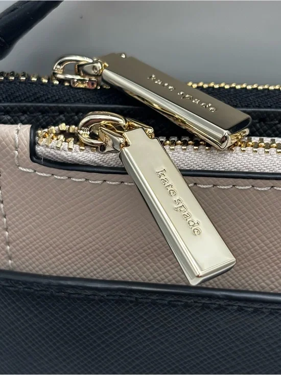 Kate Spade Sadie Saffiano Leather Top Zip Crossbody + Pouch NWT - Picture 9 of 9